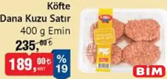 EMİN KÖFTE DANA KUZU SATIR 400 G